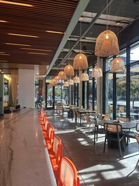 Hotel lobby restaurant