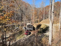View of cottage from above