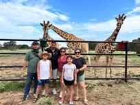 Family pic with Giraffes