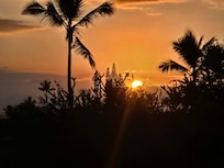 Sunset from the balcony (lanai)