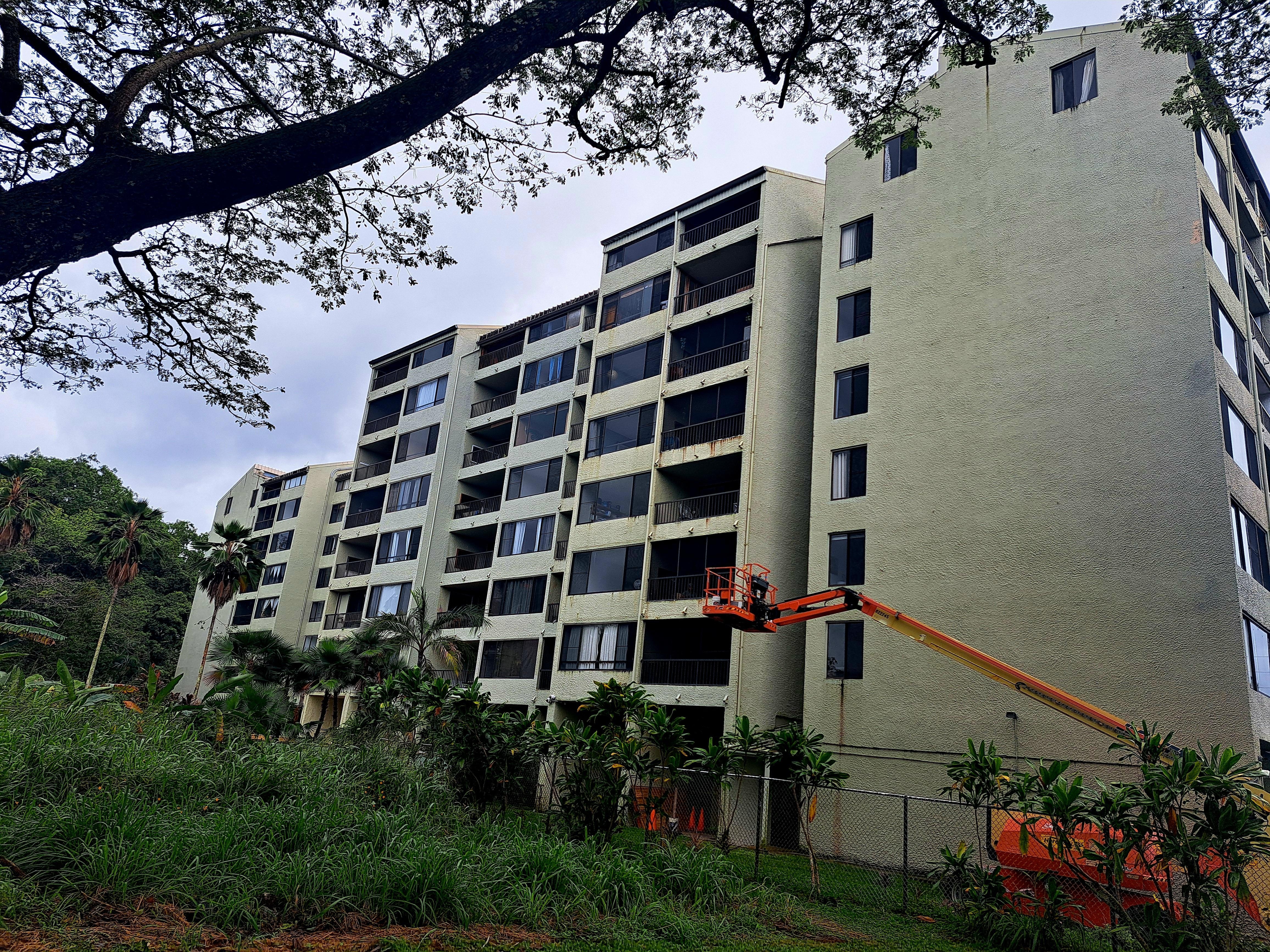 View of property from park. 