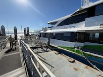 20 minutes walk for the Ferry to SF