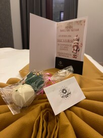 What greeted us in the room