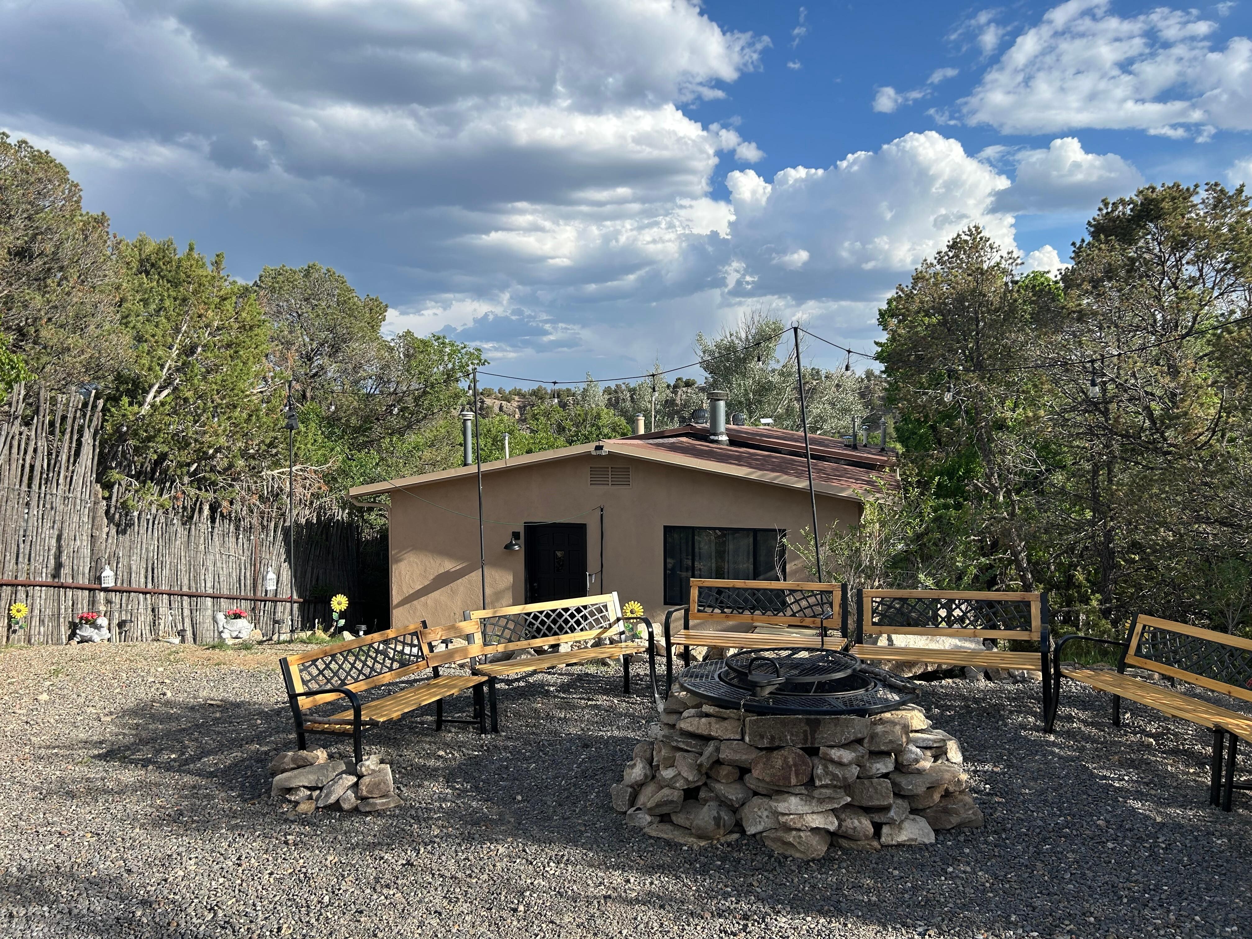 Parking area in front of Casita