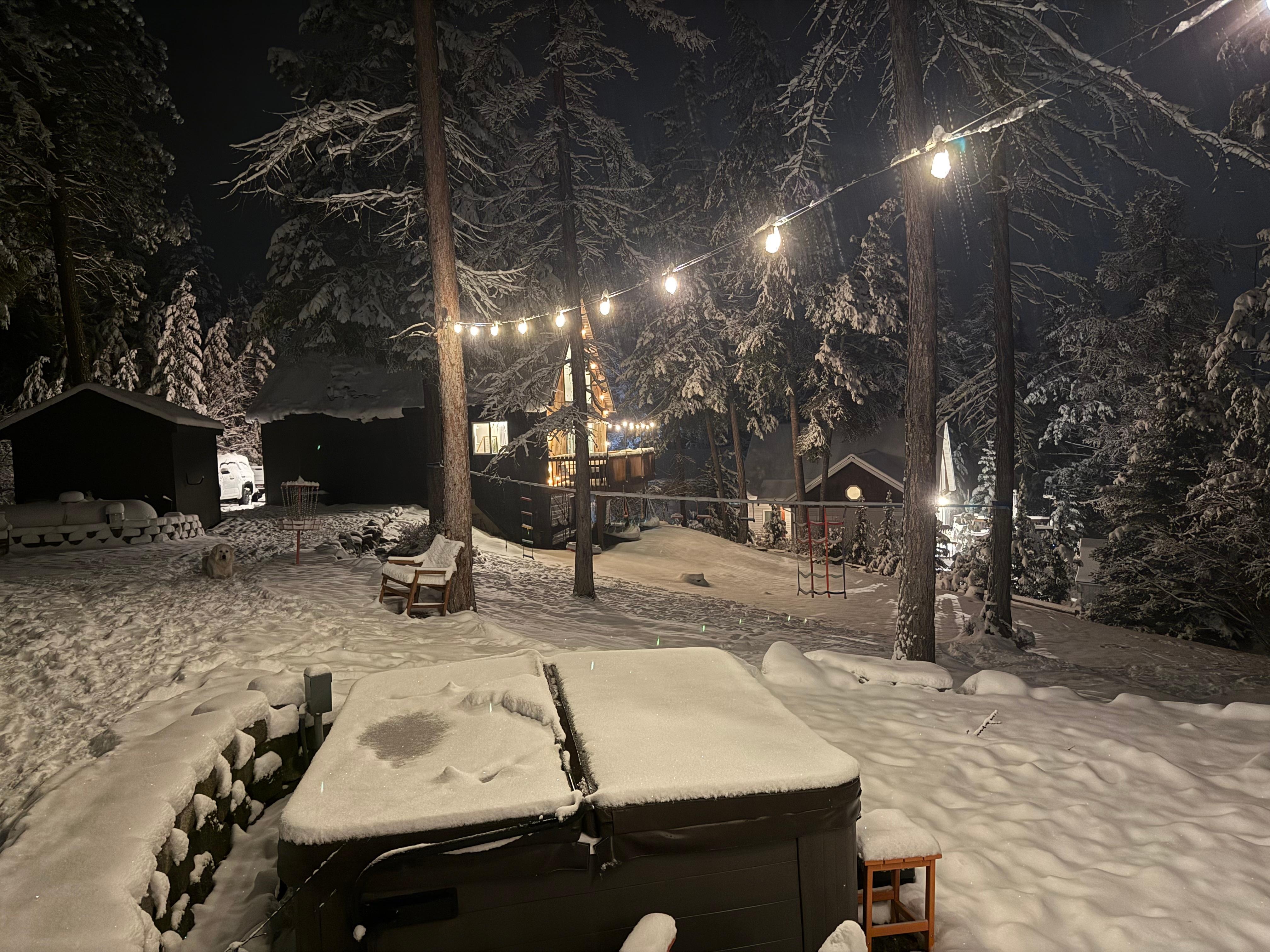 View from the fire pit