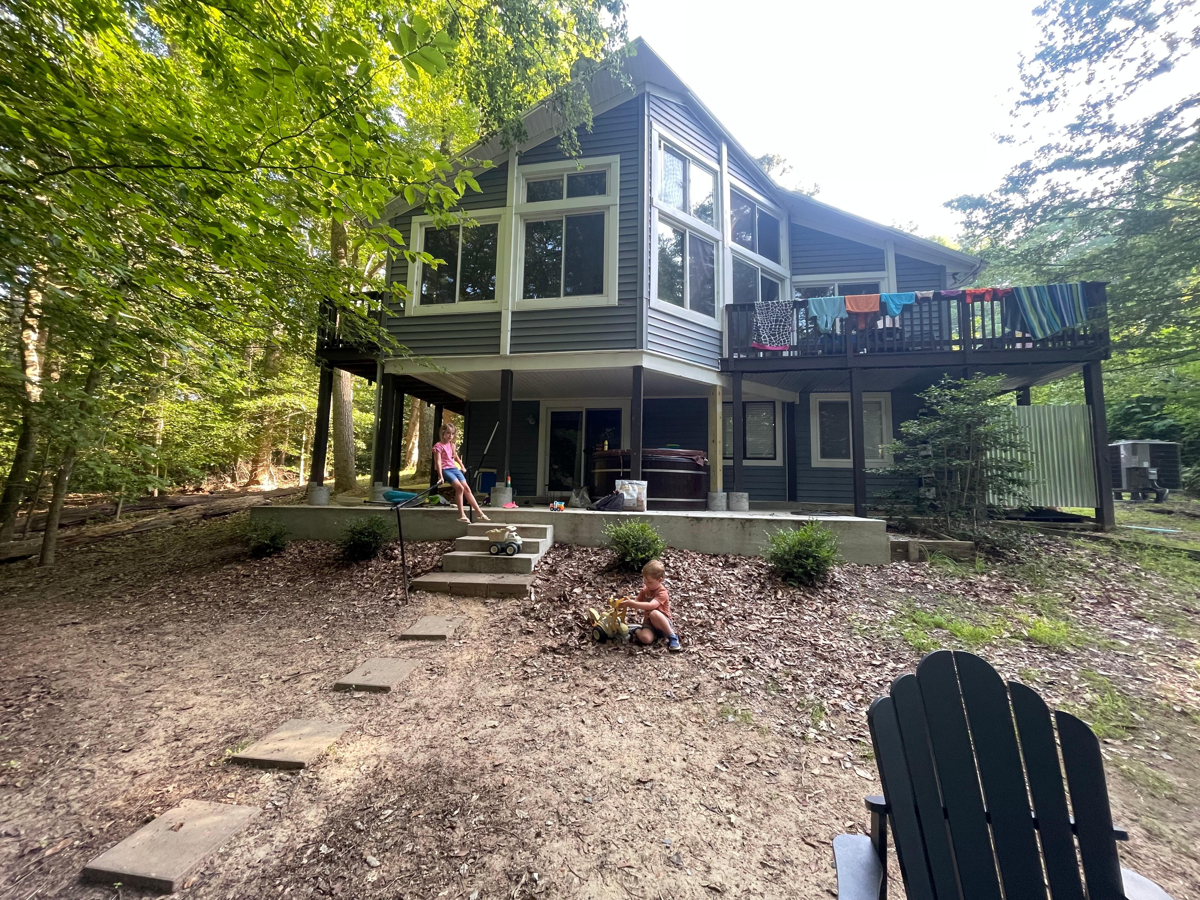 View from the backyard