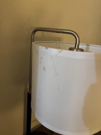 Stain on lamp shade
