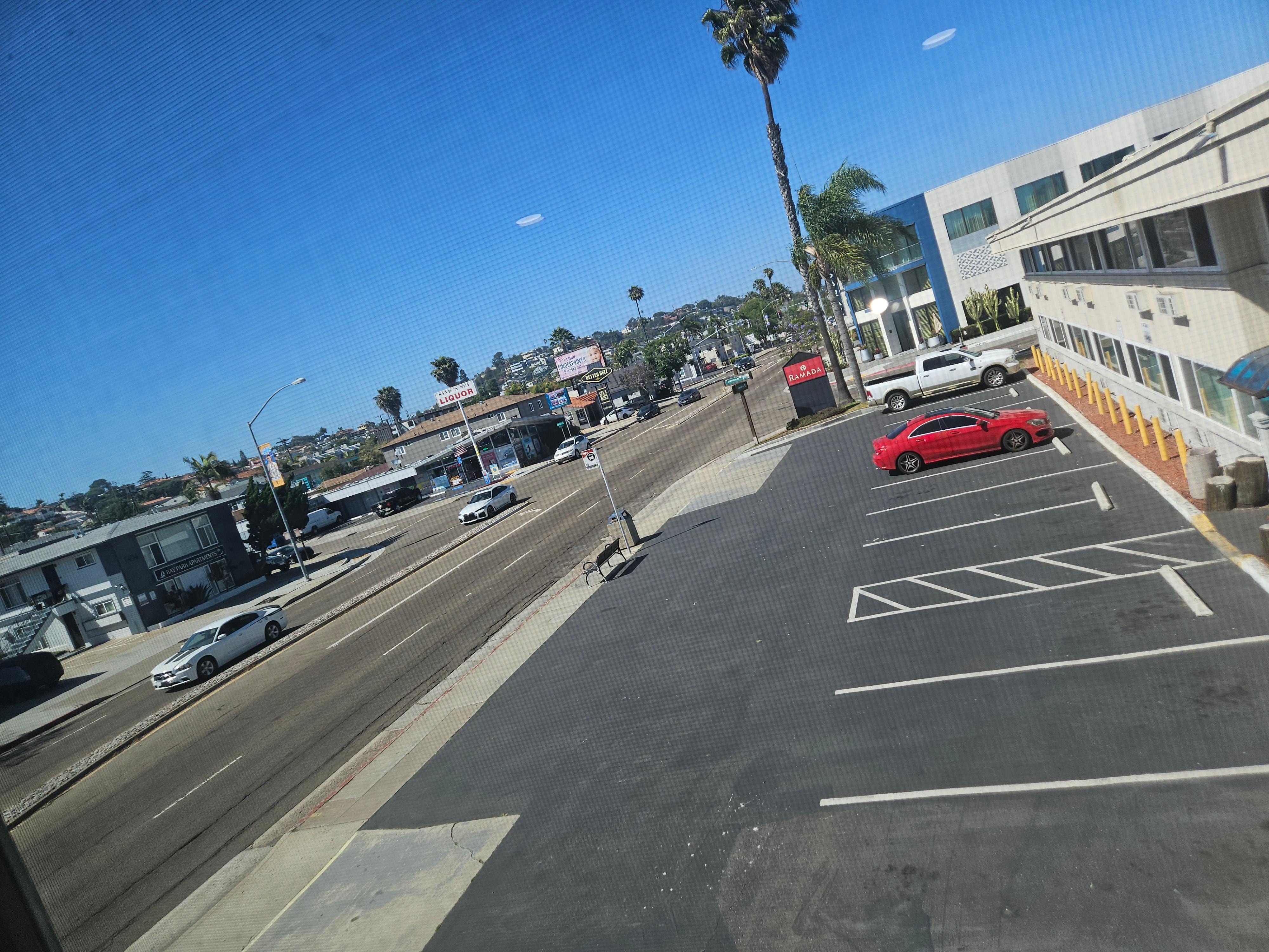 Our view out the room window.