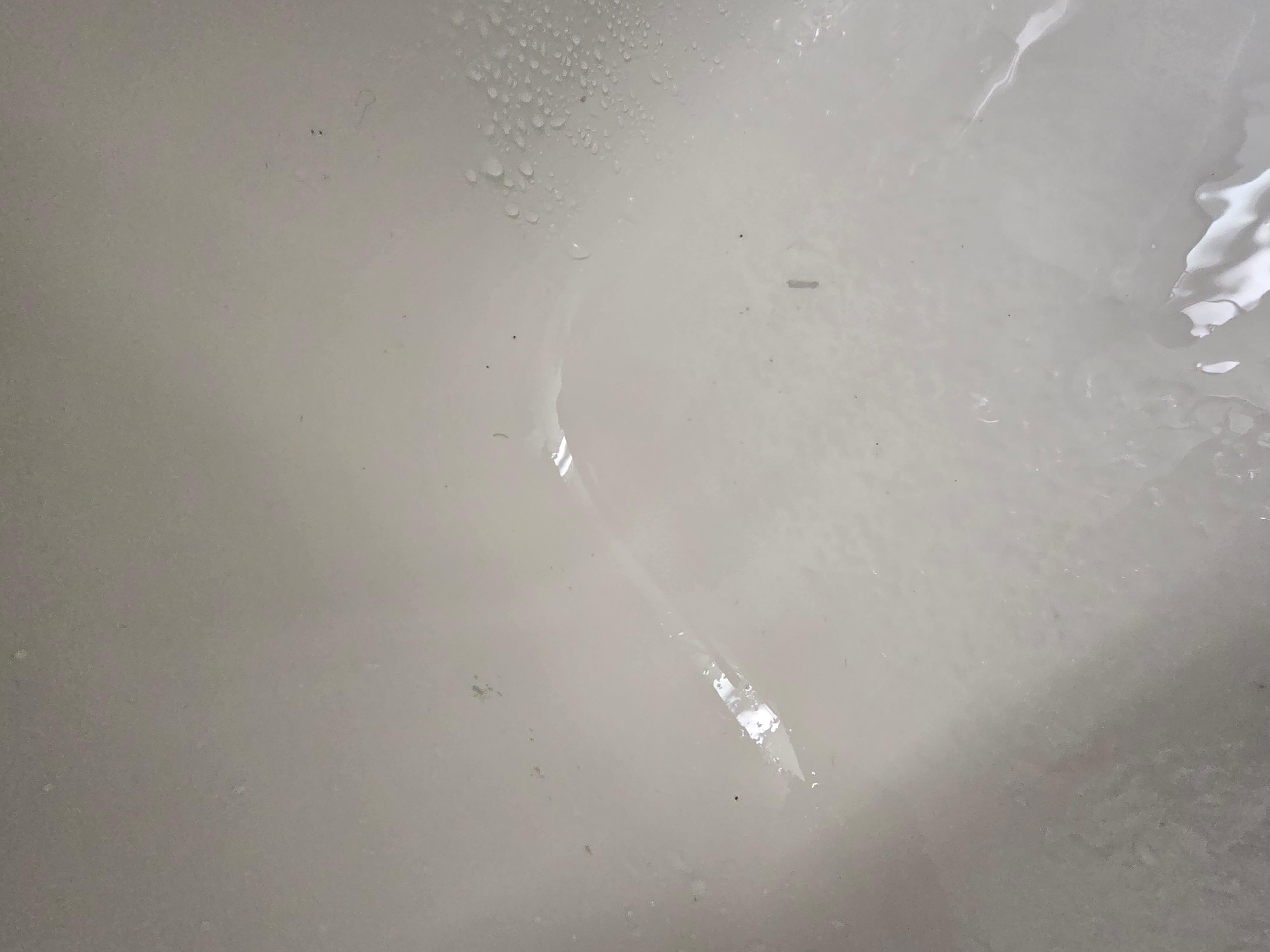 Hair bath scum