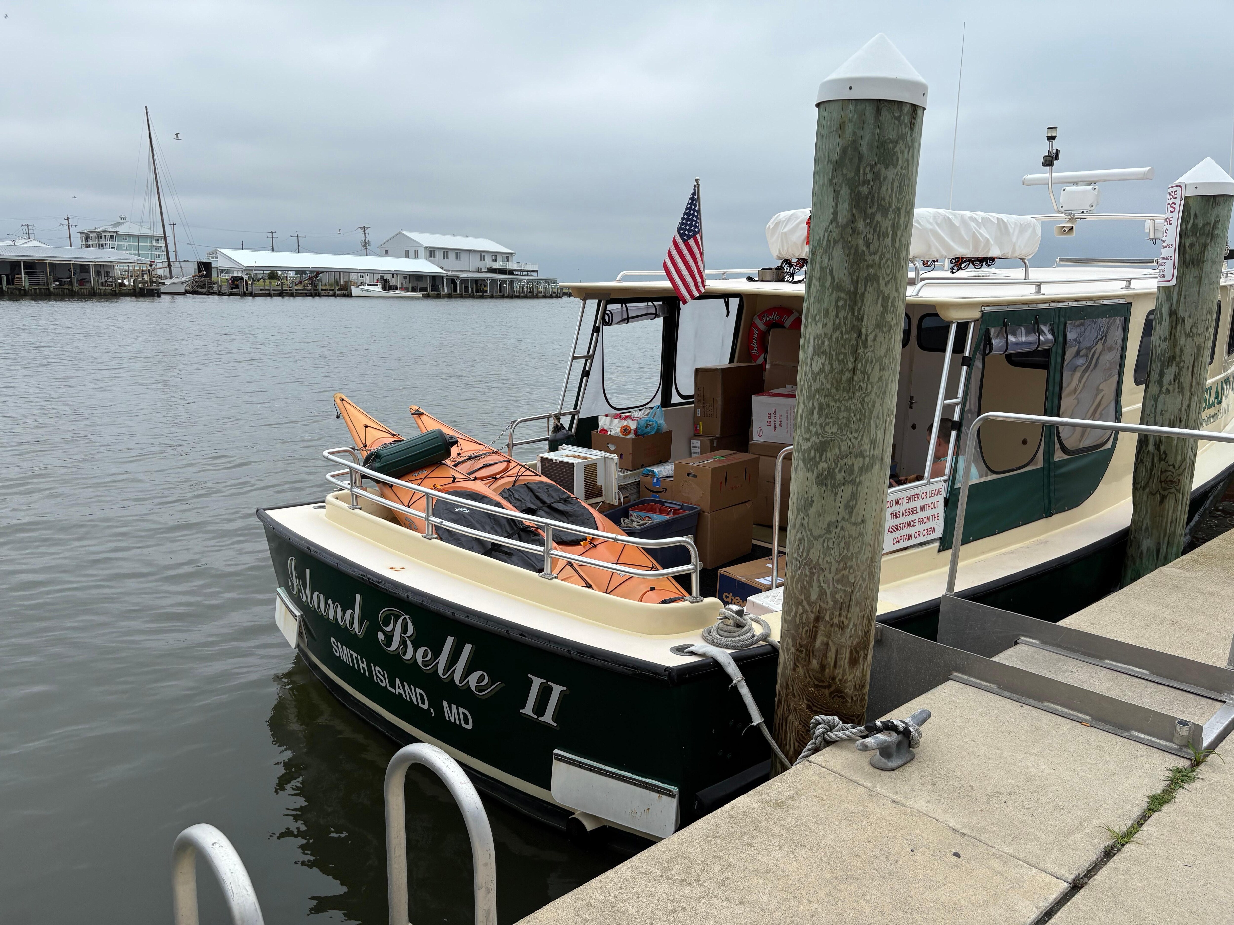 Ferry to Smith Island- waiting to leave