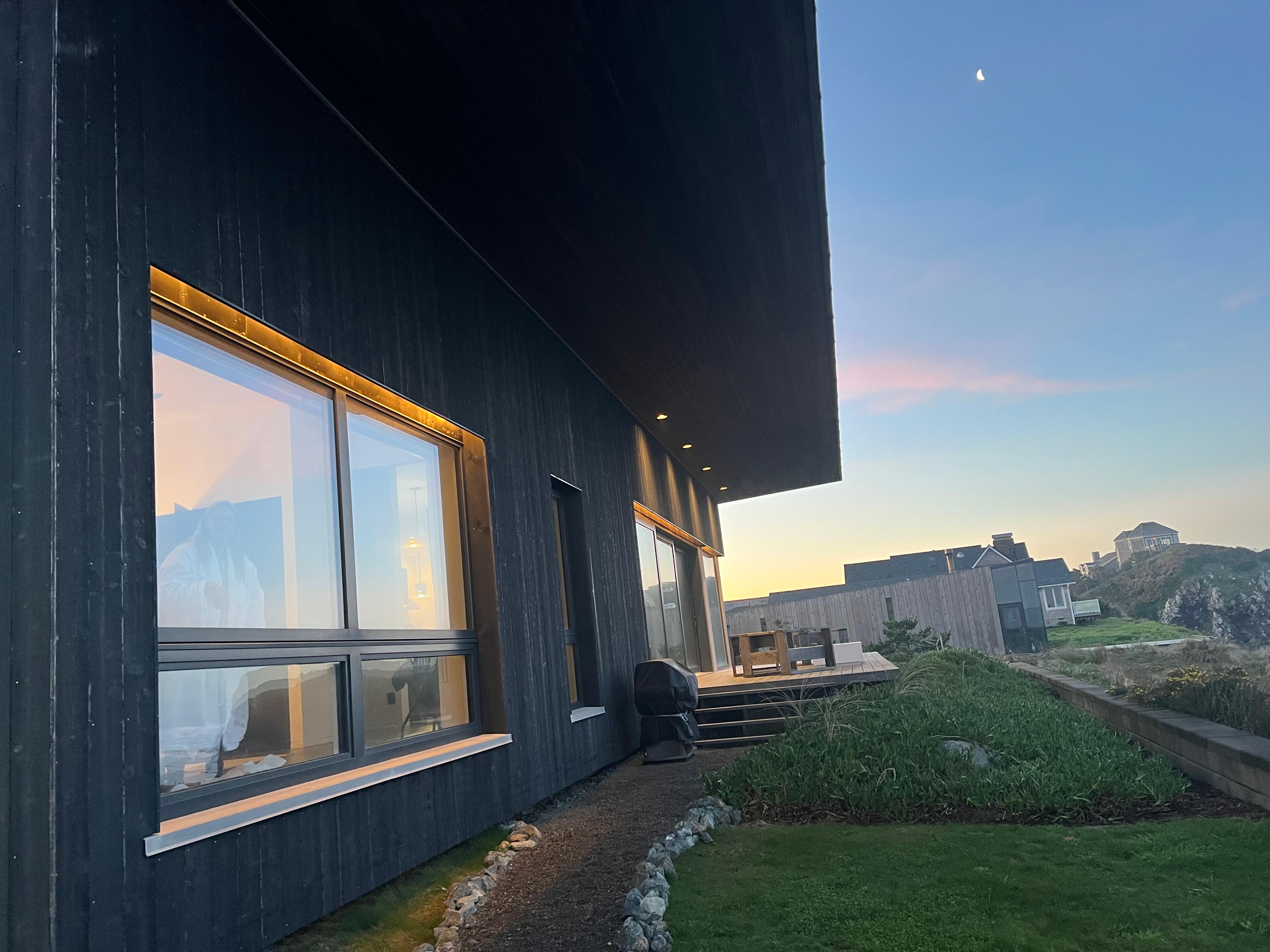 Very short walk to the beach. The beach was empty of people so it felt like our own beach.