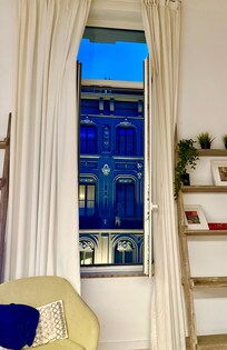 Lovely evening with windows open