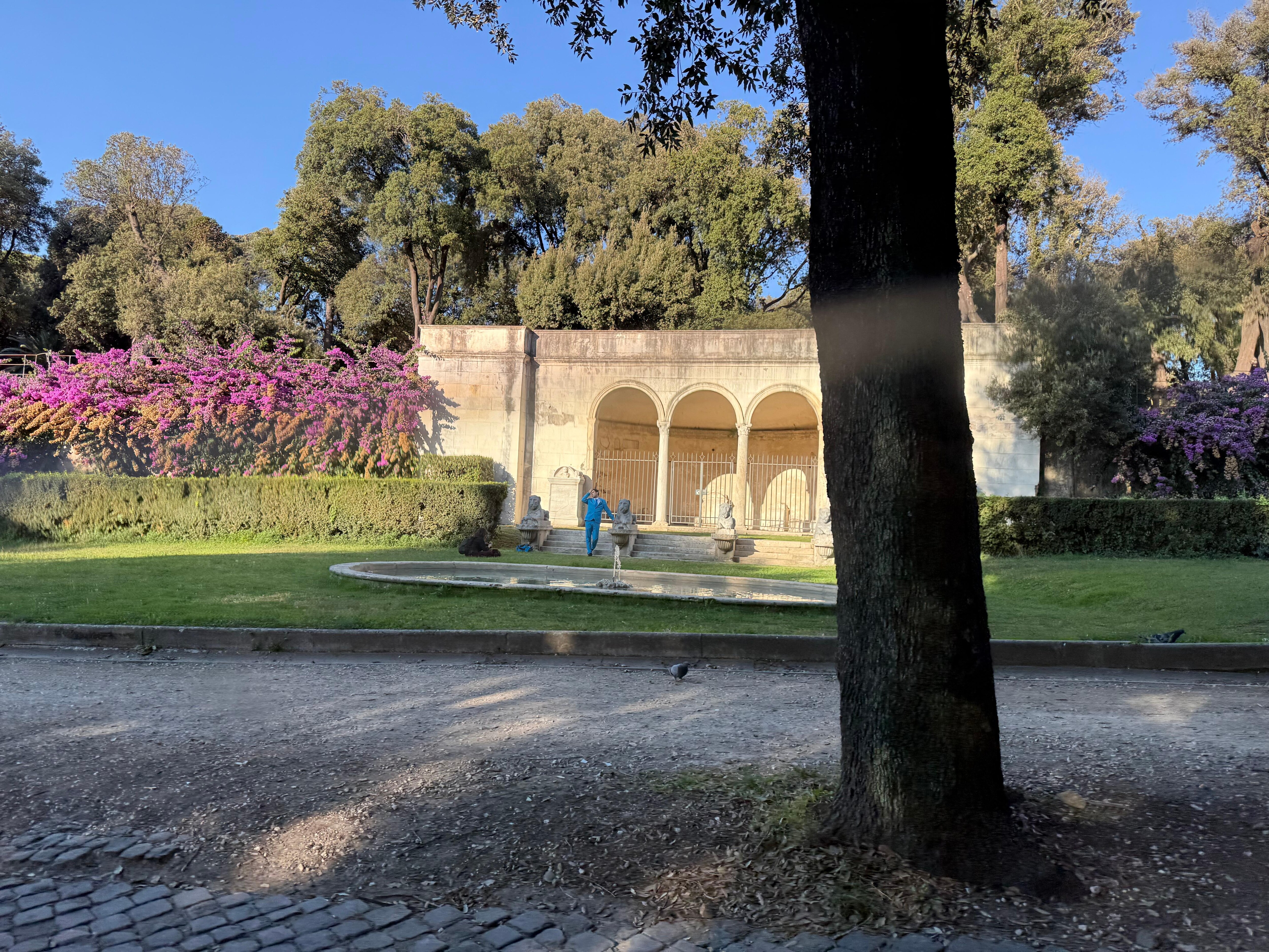 Garden outside Vatican