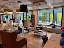 Another place to hang out and enjoy some time eating or meeting with friends or reading a book, etc.