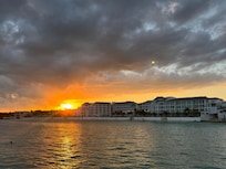 View of the hotel from the Cozumel ferry