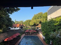 From the library of the hotel.