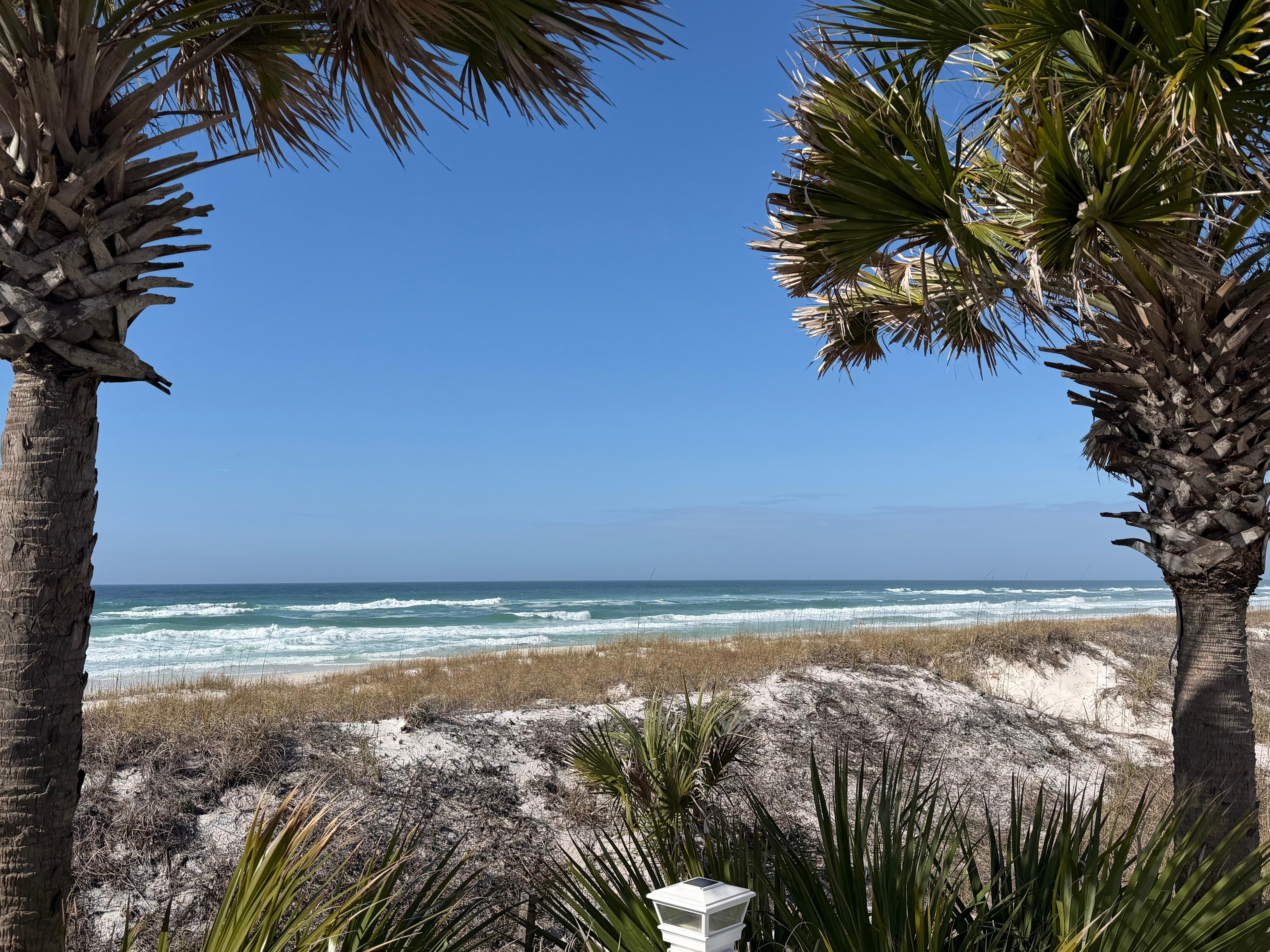 The dune is not as big as pictures make it look. 