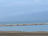 Walked to the beach with the kids