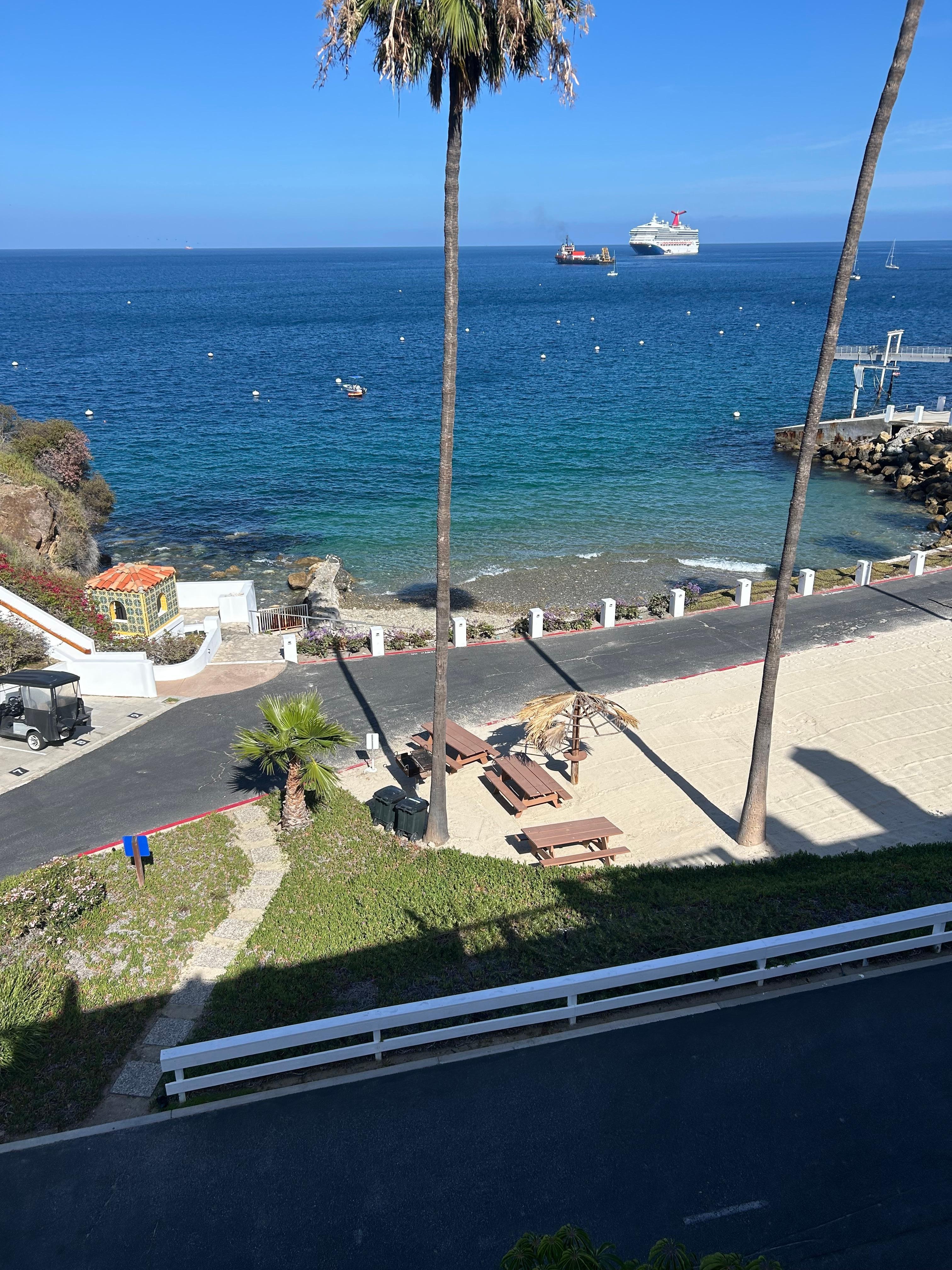 View from large balcony