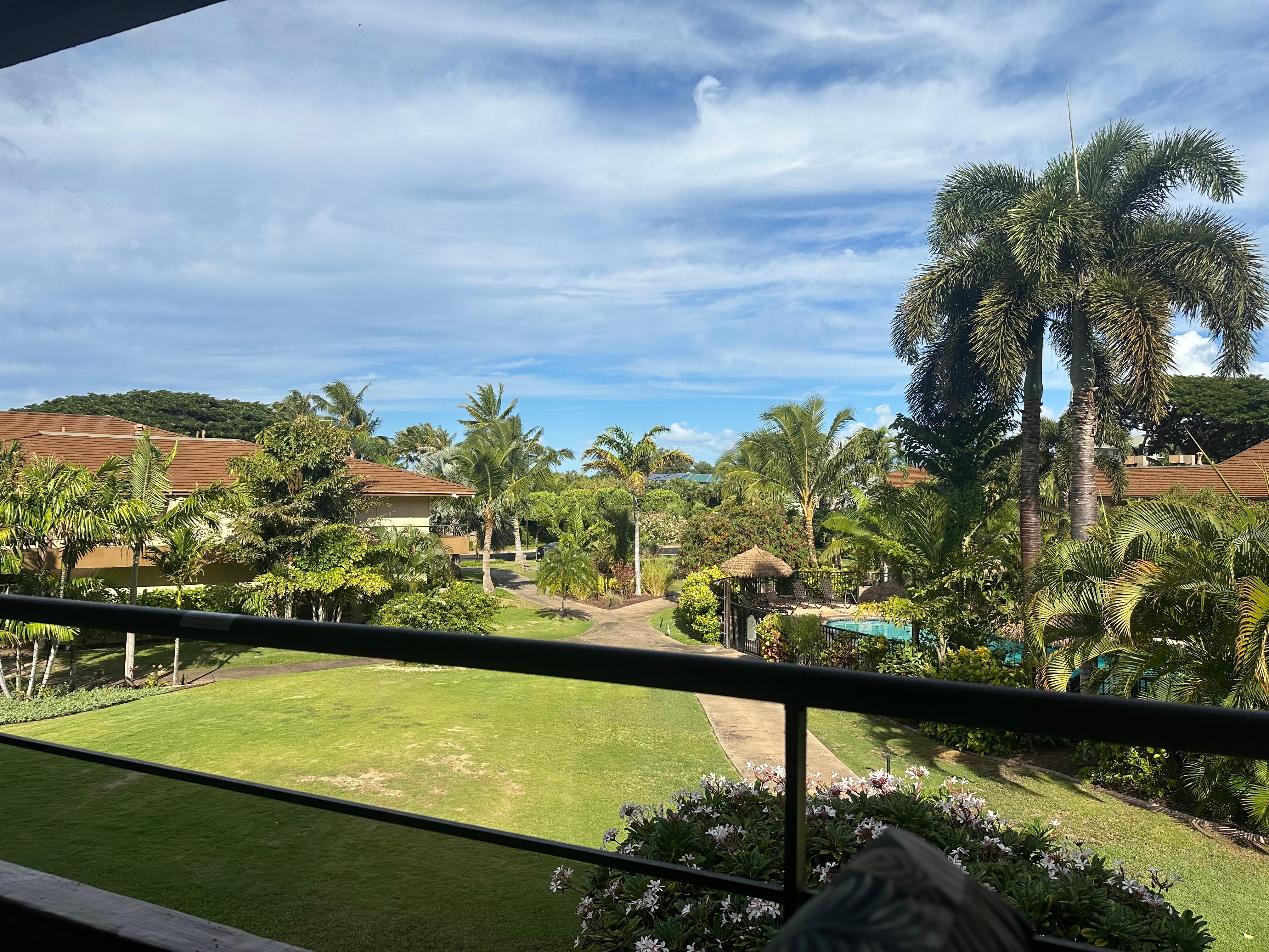 View from condo balcony