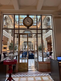 Old world elegance entrance and lobby.