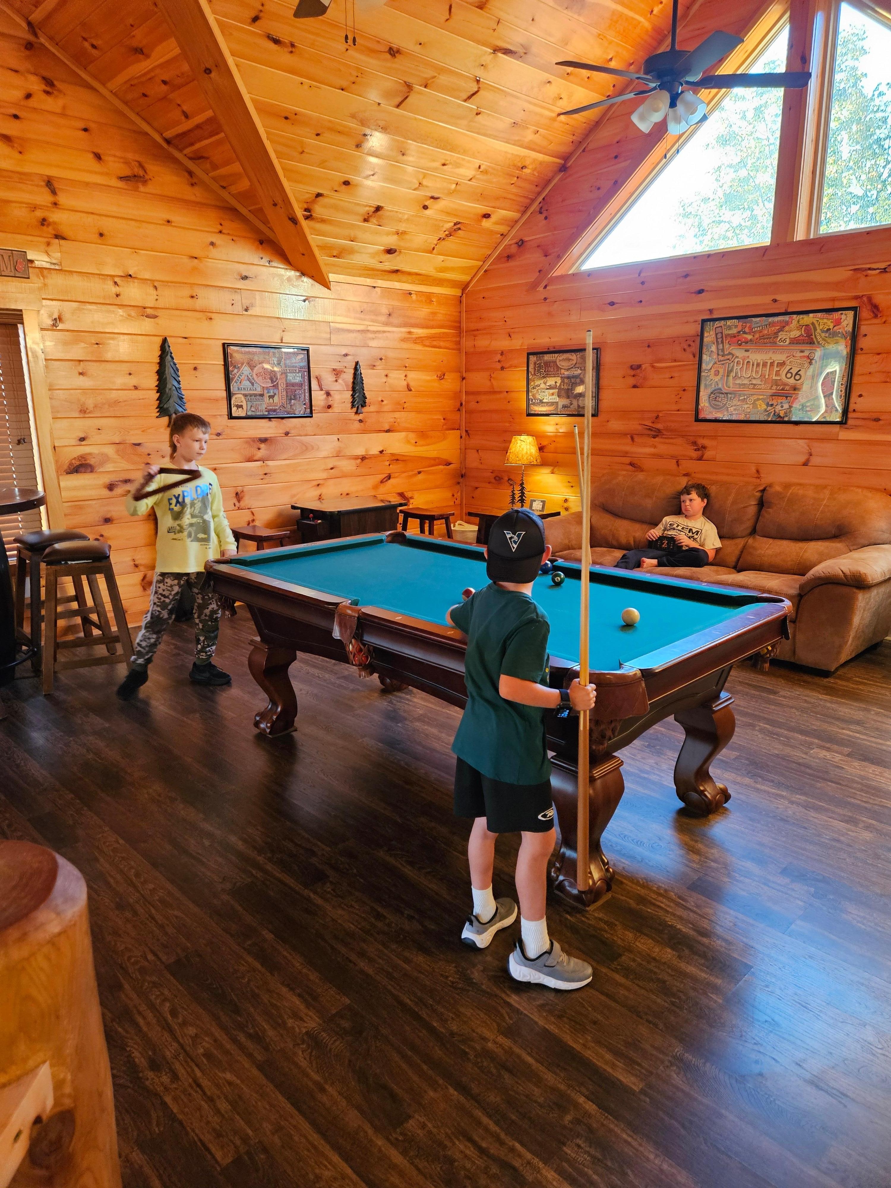 Pool and arcade games