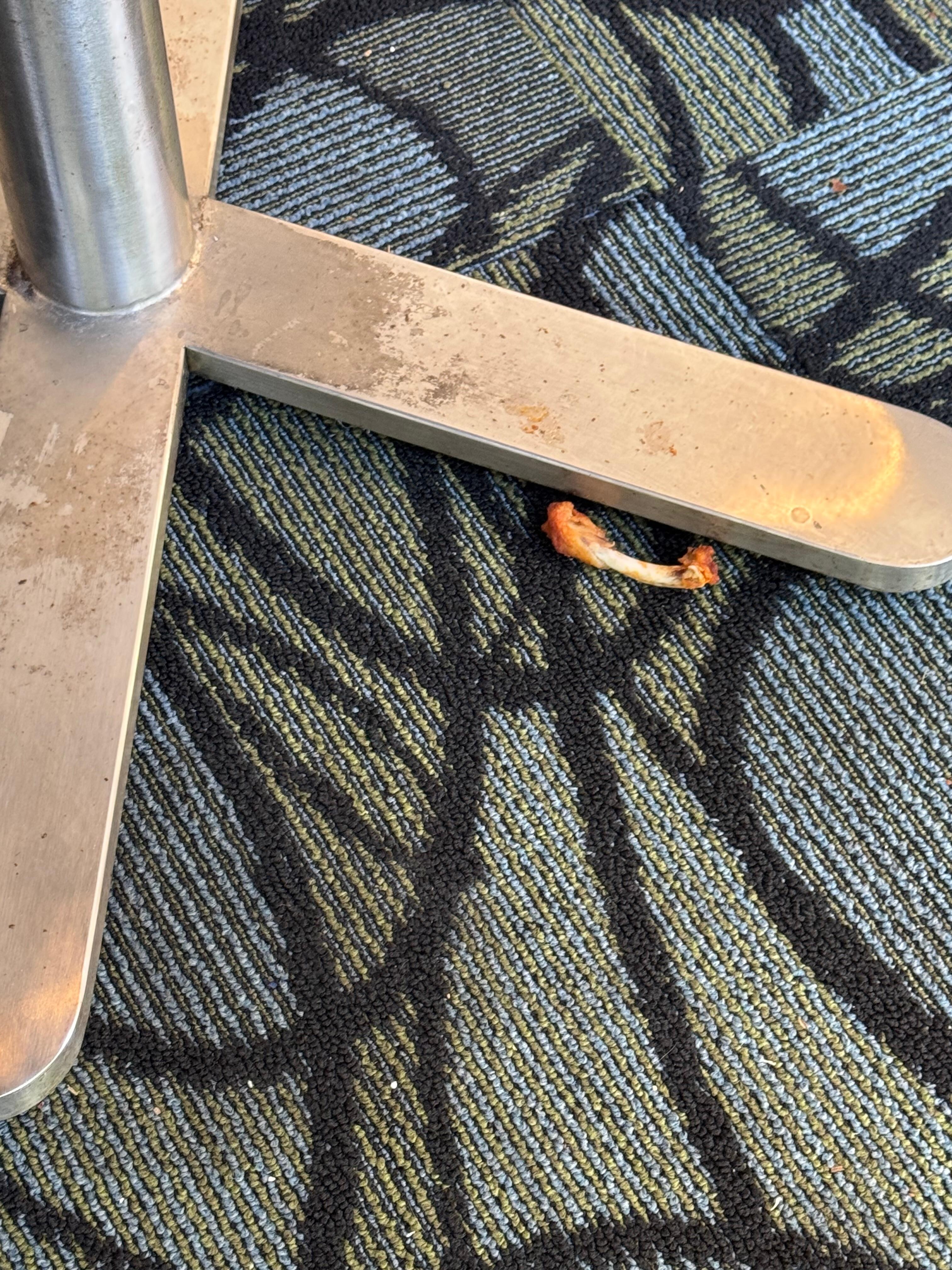Food on the floor