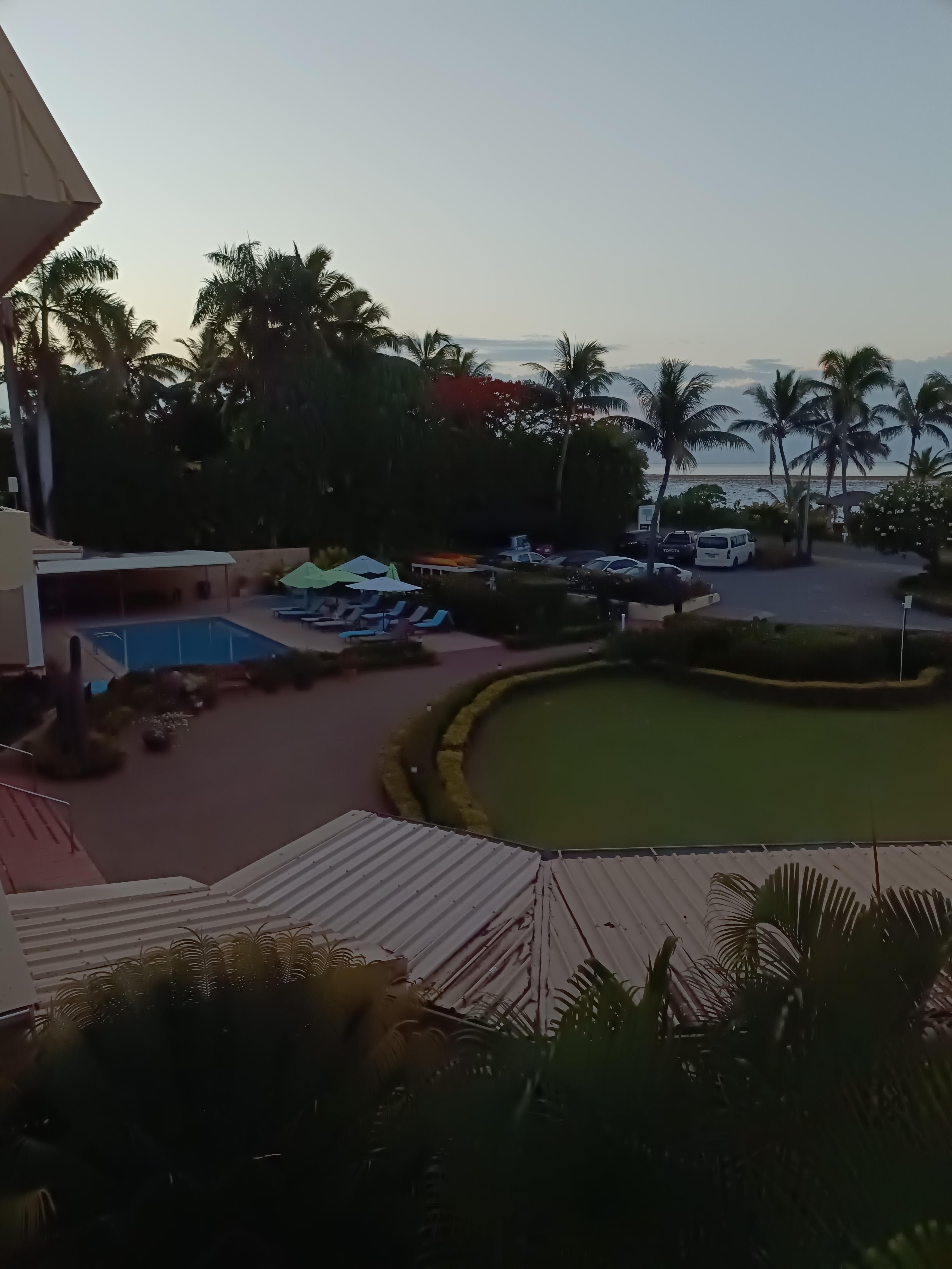 View from our balcony 