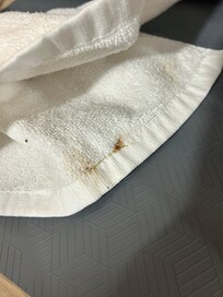 This is the face washer we were provided. Folded it open to this.