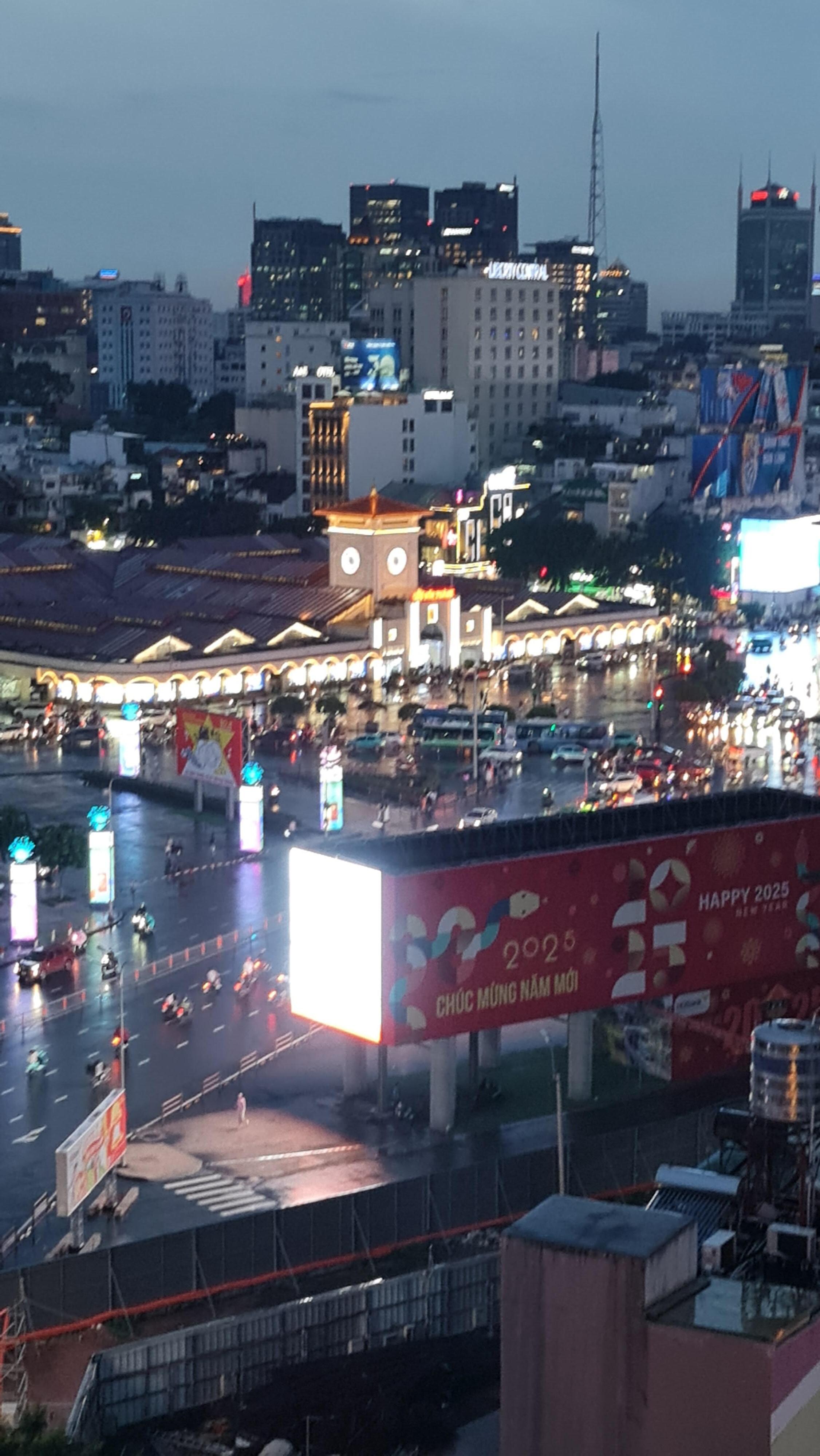Market vue from roof top