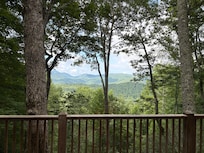 View from the main level deck