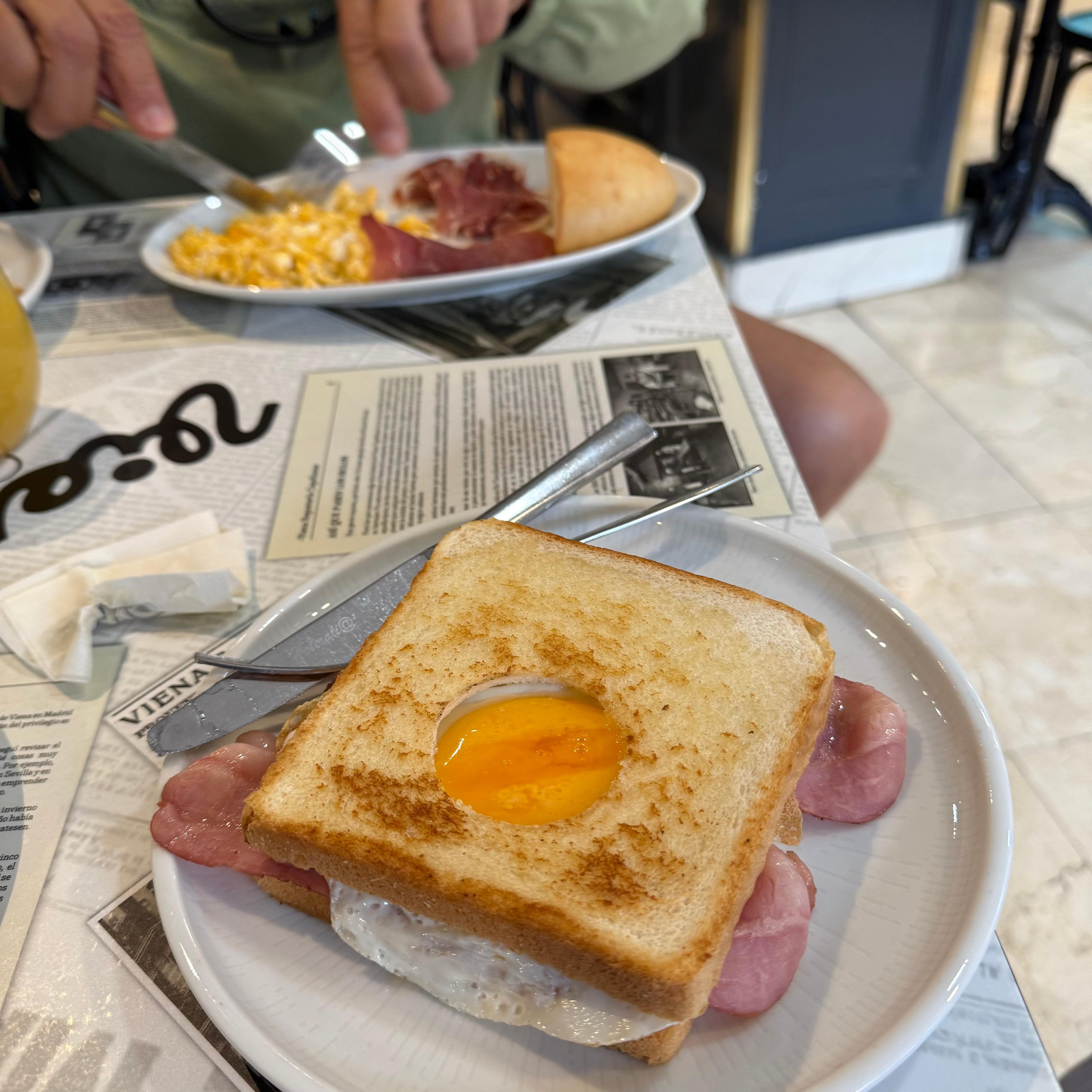 One of the oldest diners in Madrid before our 10mile bike tour.