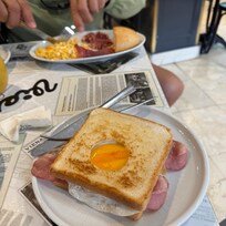 One of the oldest diners in Madrid before our 10mile bike tour.