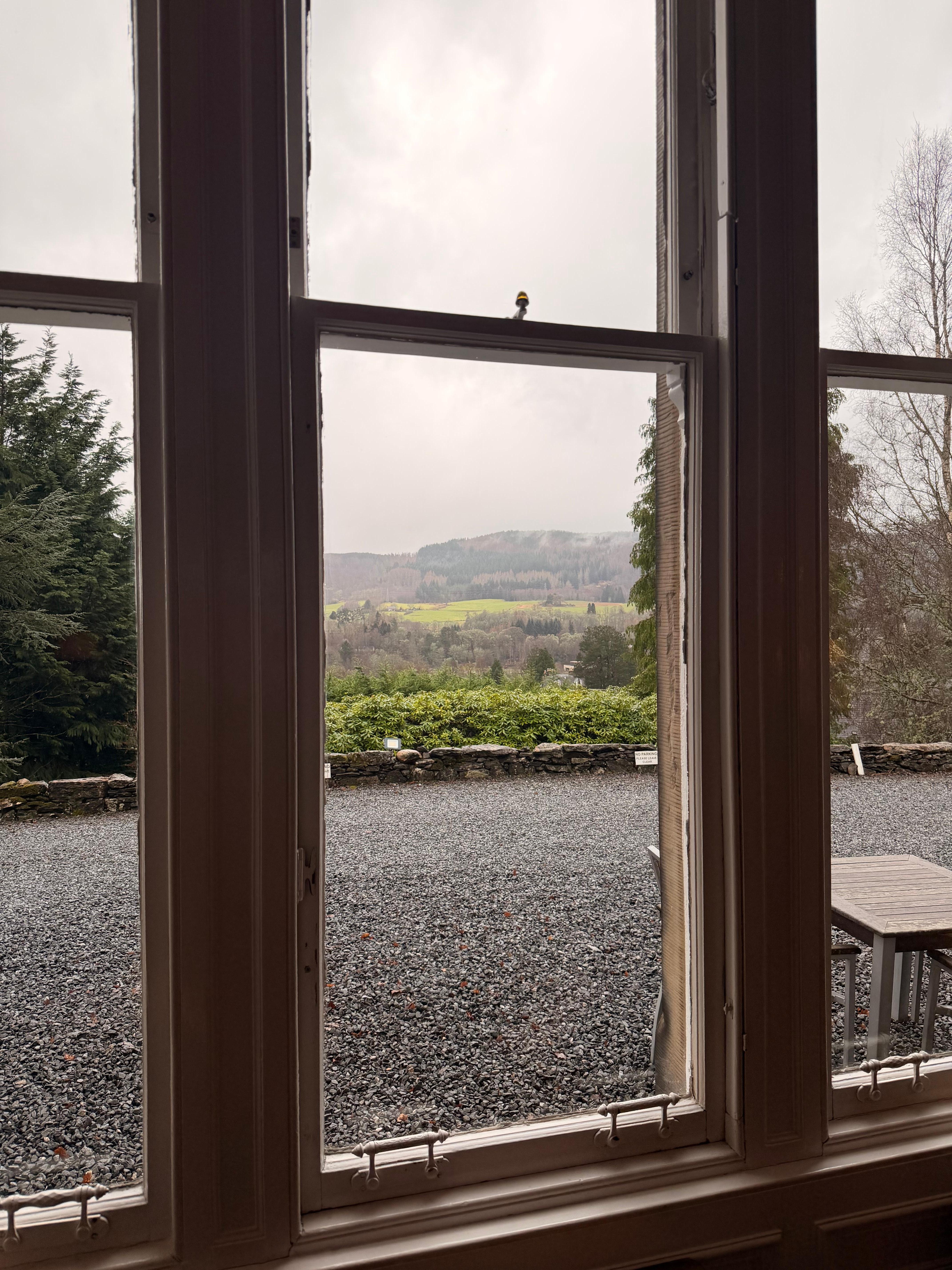 View from the beautiful lounge area