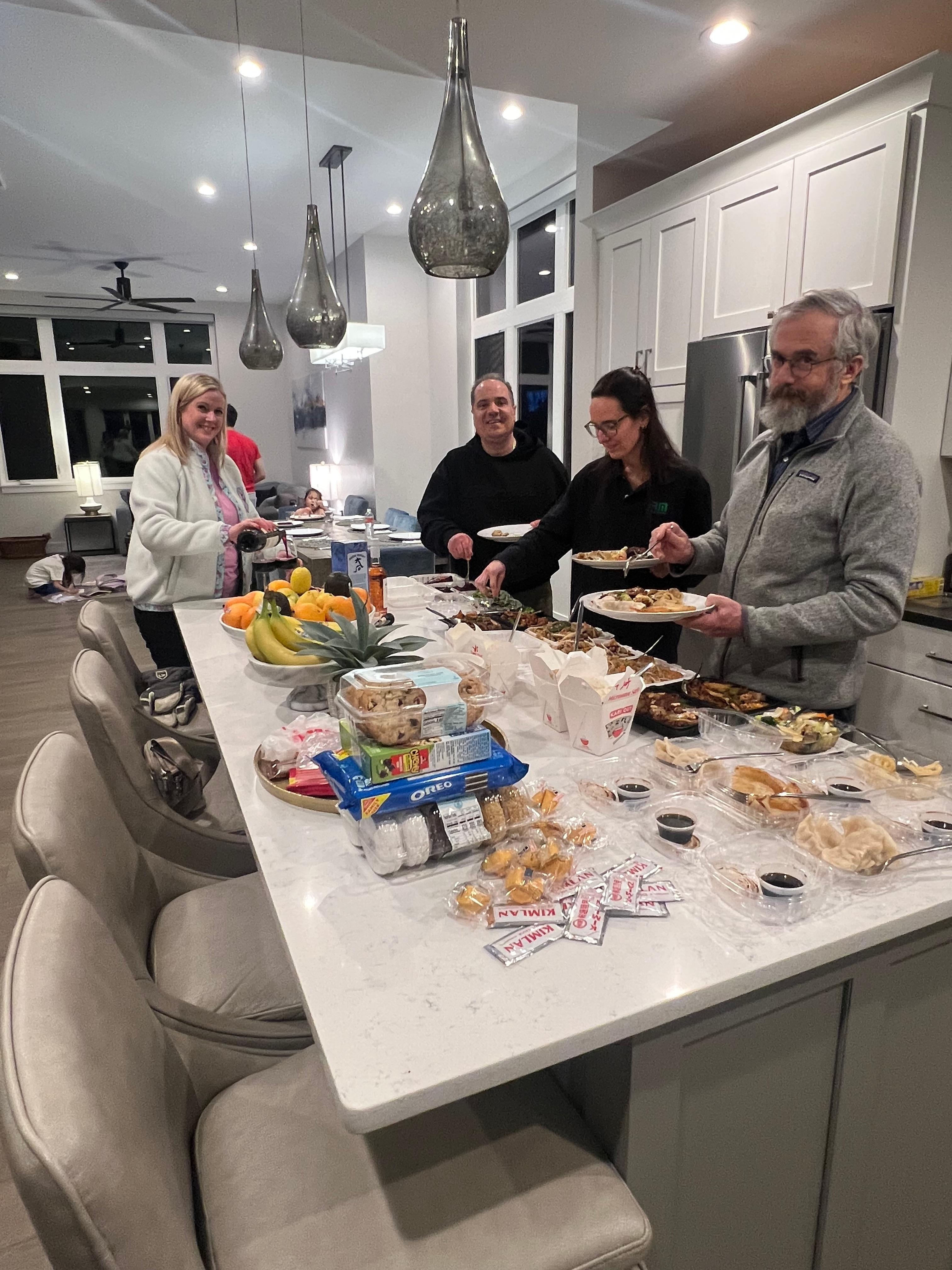 Well equipped kitchen and we did some cooking