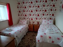 There's also a double bedroom, but I hadn't made up the bed as we were getting ready to leave.