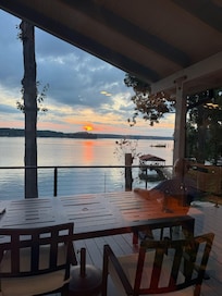 Sunset from upper deck