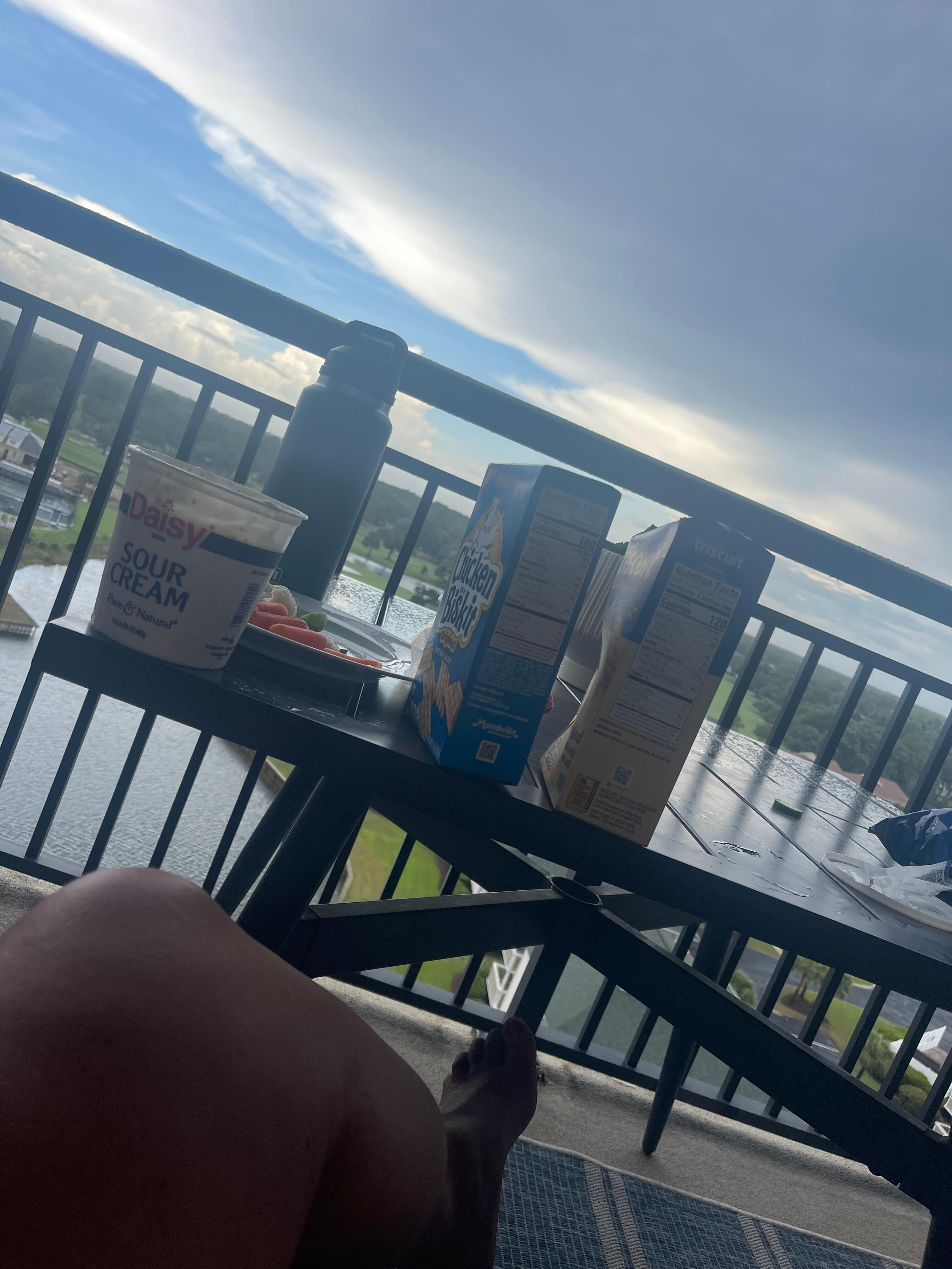 Lunch on the patio