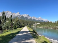 View of Bow River, Canmore