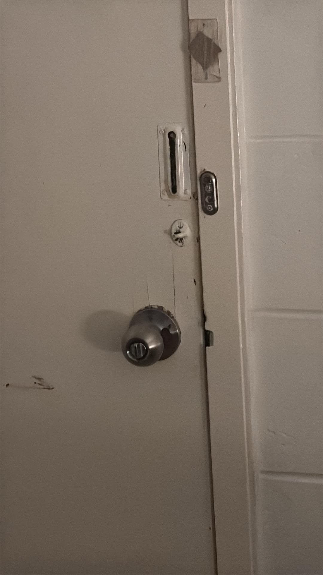 Broken and missing locks. 