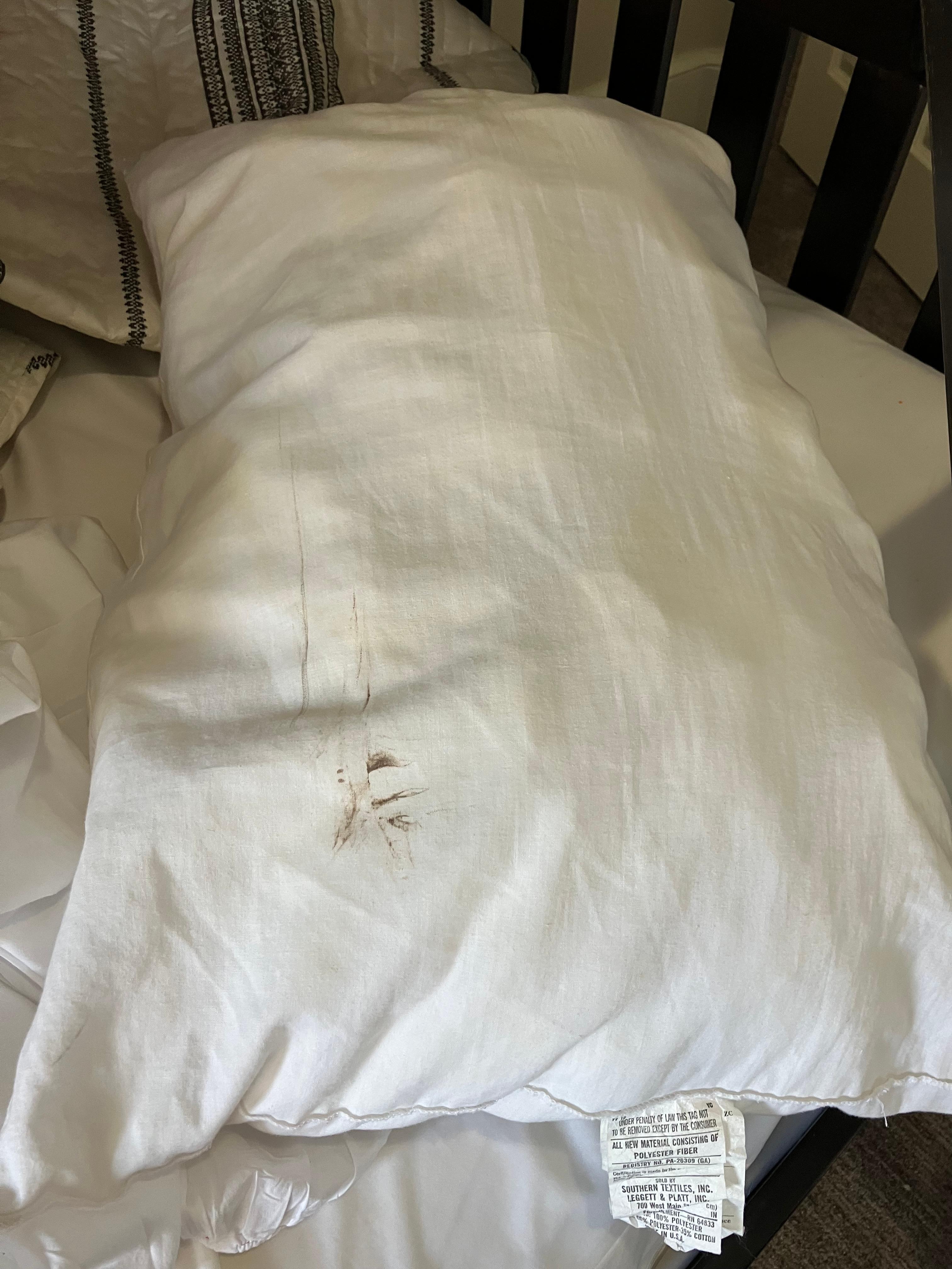 Dirty pillow
