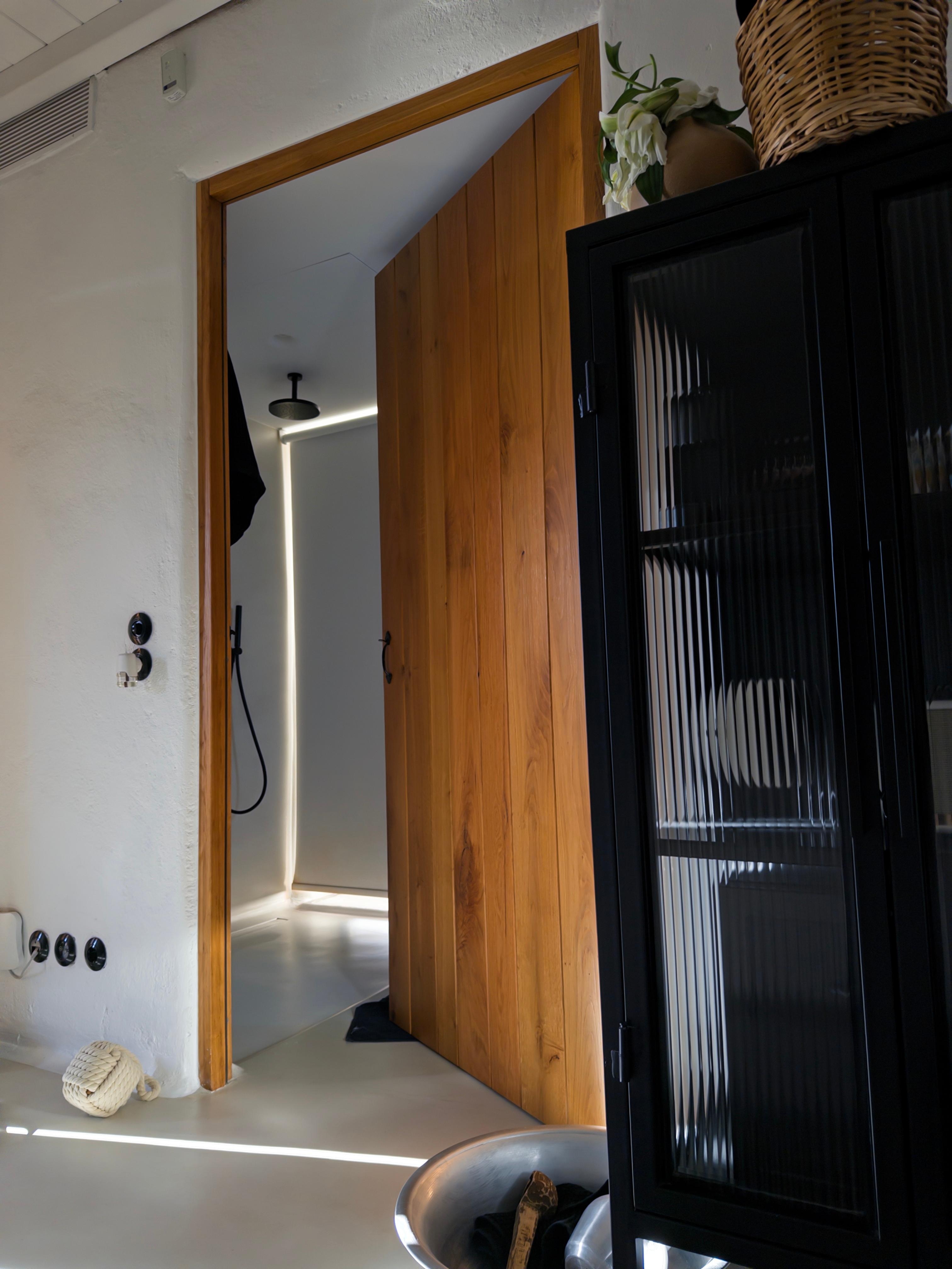 Bathroom with door