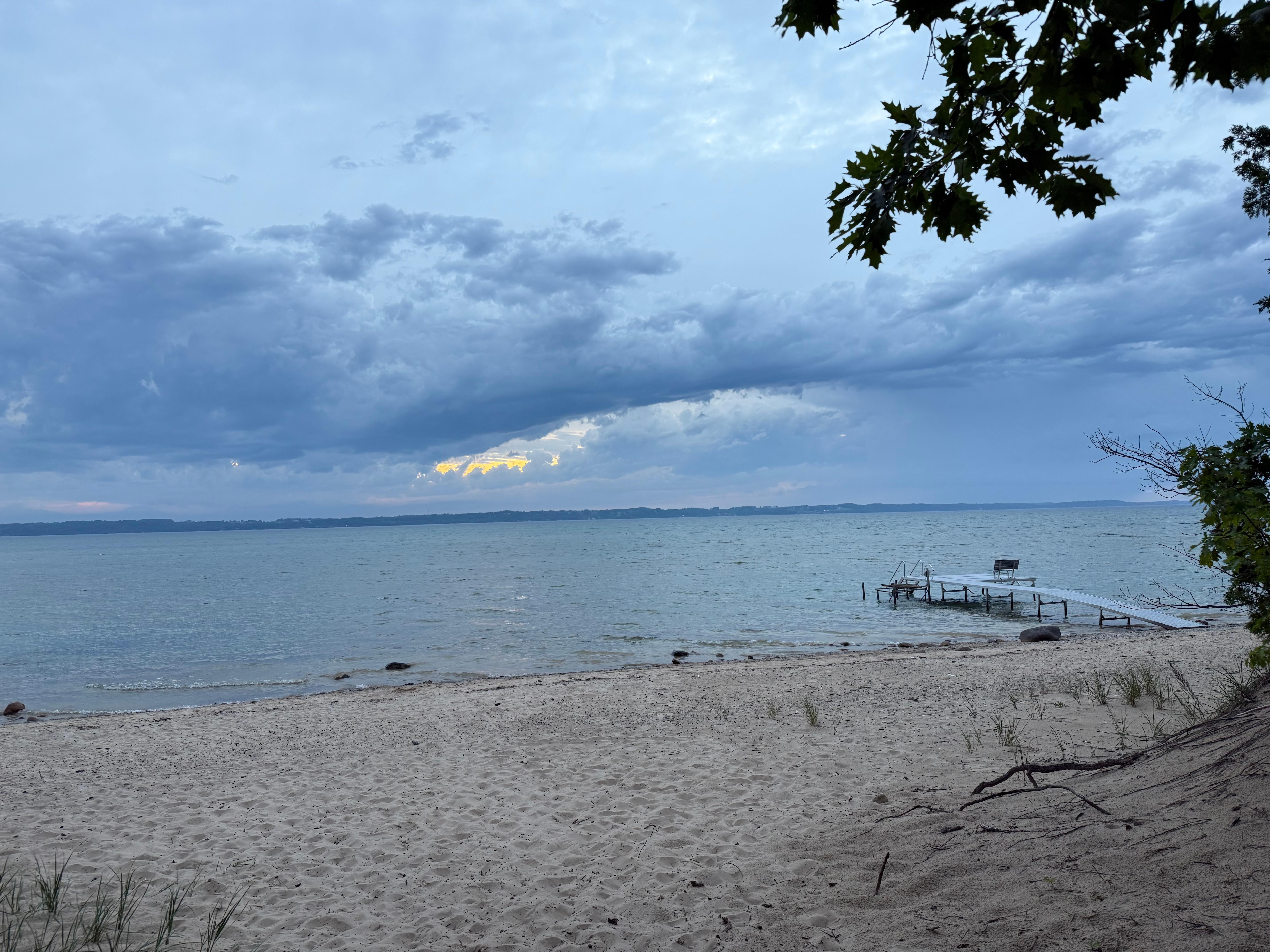 View from the beach.