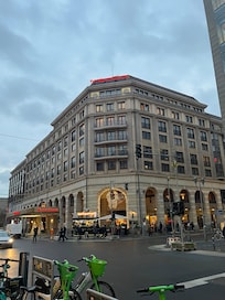 Beautiful lobby and seasonal decorations!