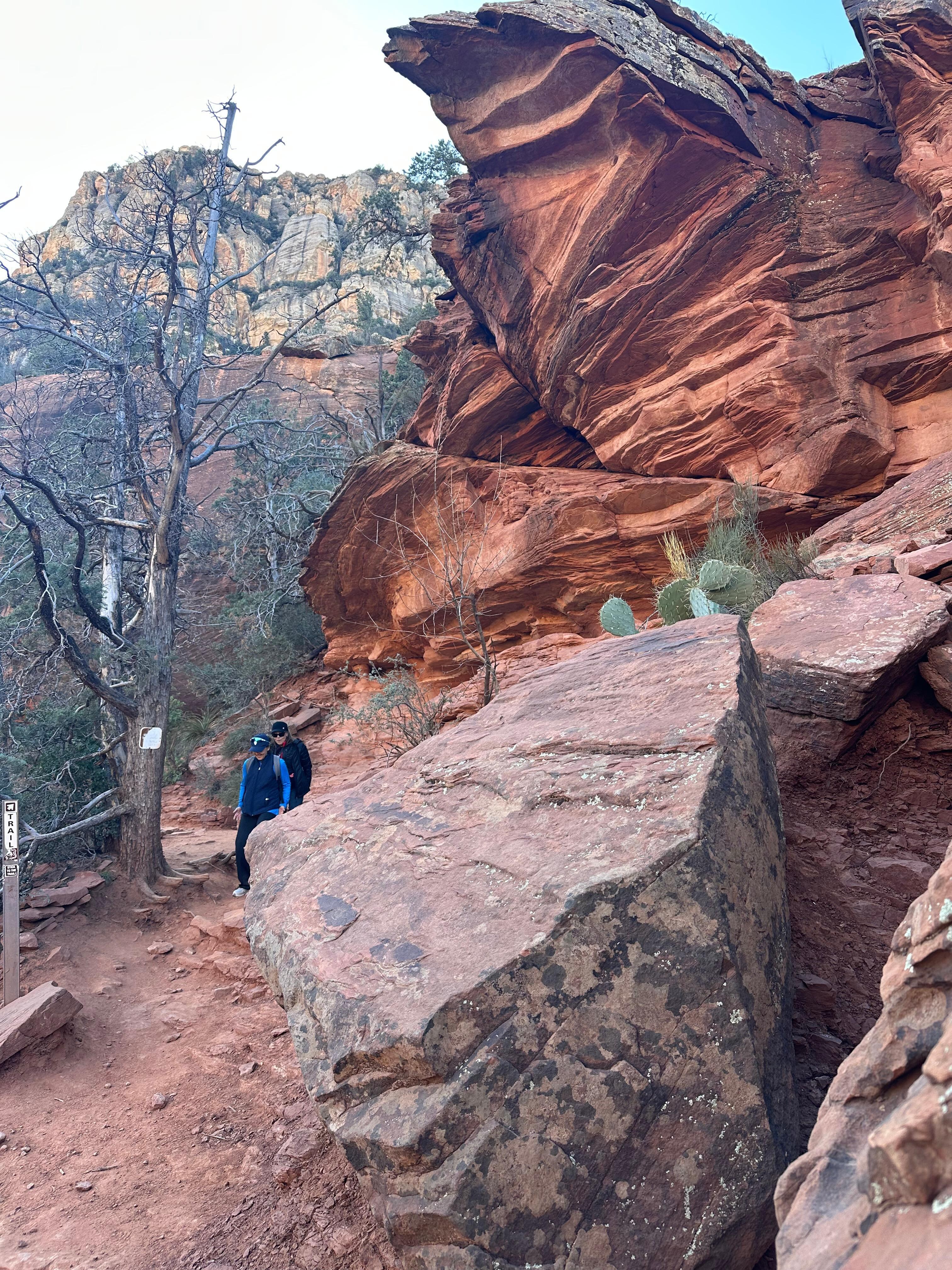 Stunning rock formations … hike together Devil’Bridge