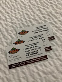 Front desk clerk gave us these. Very nice