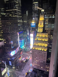 View from our 35th floor window was awesome!