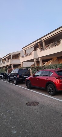 Front of apartment (top left)