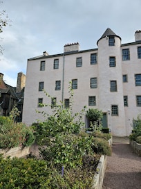 Back of Abbey Strand from the garden.