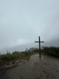 Took the tram up the mountain and hiked the rest of the way